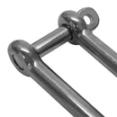 Boat Marine Stainless Steel Eye Screw Pin Chain Long D Shackle Sailing - Pack 5