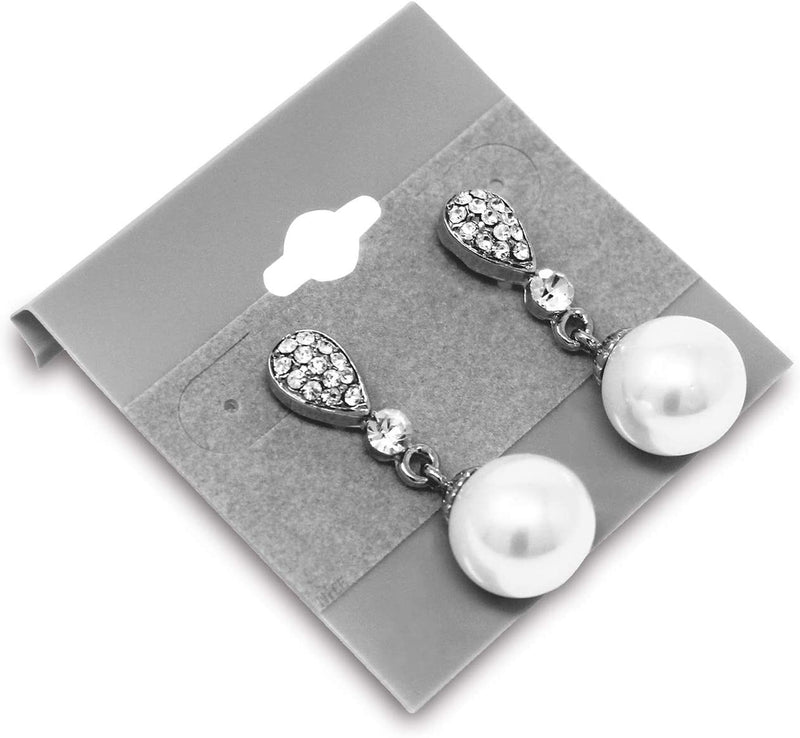 Earring Display Hang Flocked Cards 2"x2" Jewelry Hanging Card
