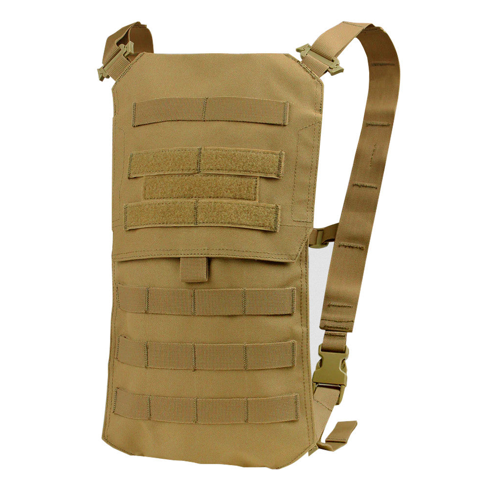 Condor Molle Oasis Hydration Backpack Water Carrier with 2.5 L Bladder - COYOTE