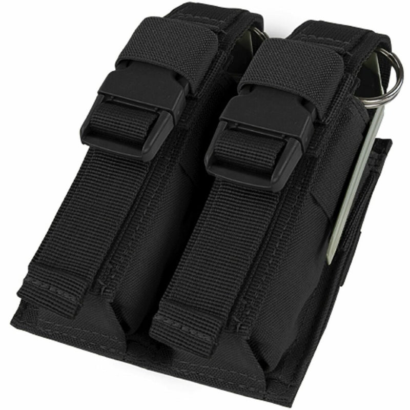 Molle Tactical PALS Double Flash Bang  Pouch Magazine Mag Flap Buckle