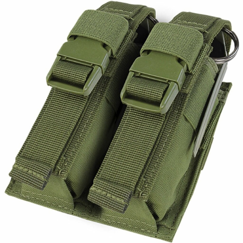 Molle Tactical PALS Double Flash Bang  Pouch Magazine Mag Flap Buckle