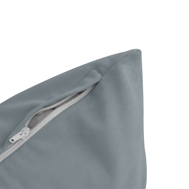 Style V4 Twin Knife Edge Velvet Indoor Daybed Mattress Pillow Complete Set AD347