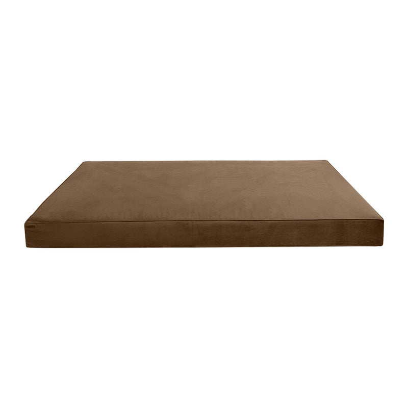 STYLE V5 Twin Velvet Pipe Trim Indoor Daybed Mattress Pillow |COVER ONLY| AD308