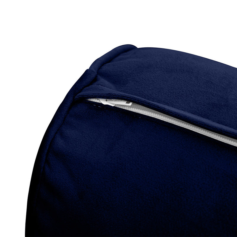 STYLE V5 Twin Velvet Pipe Trim Indoor Daybed Mattress Pillow |COVER ONLY| AD373
