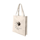 13-1/2"L x 15"H Reusable Canvas Grocery Bag Shopping Bird Tote Bag Cotton Bag