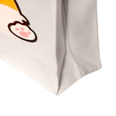 14"L x 14-1/2"H Reusable Canvas Grocery Bag Shopping Corgi Tote Bag Inside Pouch