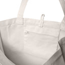 16"L x 13-1/2"H Reusable Canvas Grocery Bag Shopping Cat Tote Bag Inside Pouch