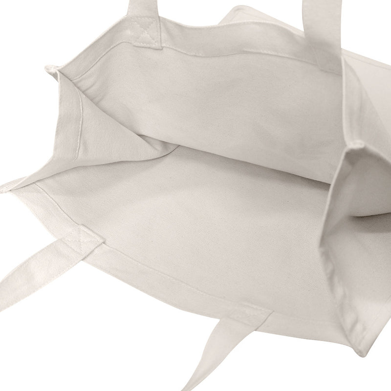 15''L x 19''H Reusable Canvas Grocery Bag Shopping Mushrooms Tote Bag Carrier
