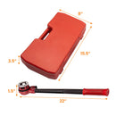 6 Pc Ratchet Pipe Threader Kit Die Bar Head Handle Tool Set 1/4" 3/4" w/ 6 Dies