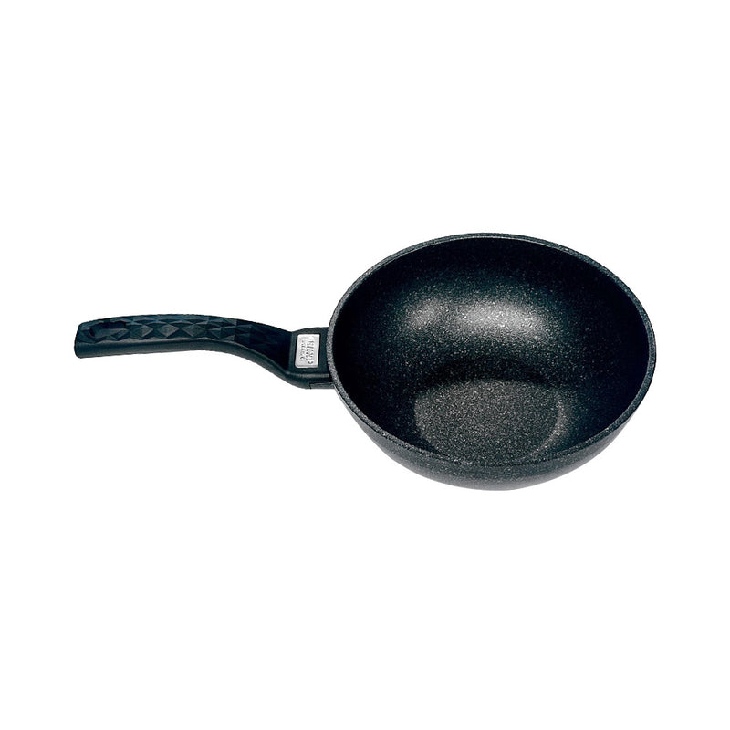 8" Marble Wok Non-Stick Cooking Frying Pan Pot 5 Layer Marble Wok Cookware