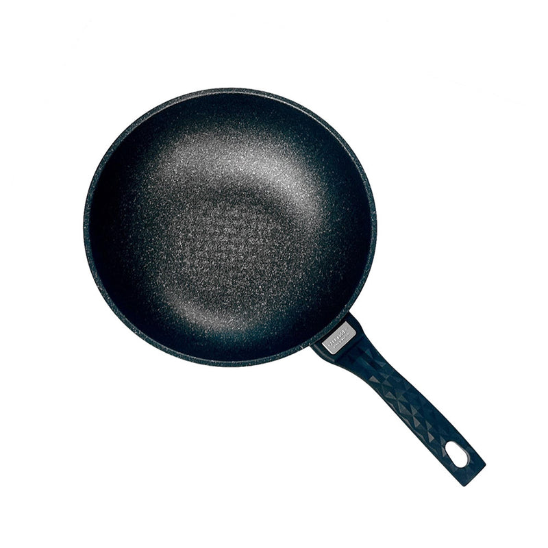 10" Marble Wok Non-Stick Cooking Frying Pan Pot 5 Layer Marble Wok Cookware