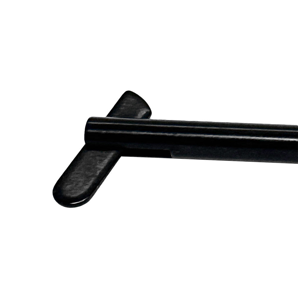 1/8" Short Length T316 SS Black Oxide Hand Swage Drop Spin Stud For 1/8" Cable