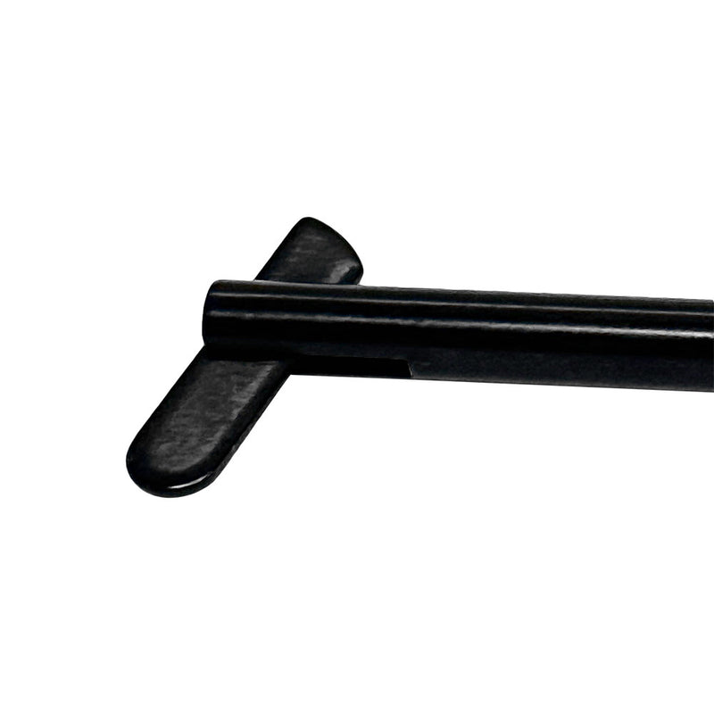 3/16" Short Length T316 SS Black Oxide Hand Swage Drop Spin Stud For 3/16" Cable