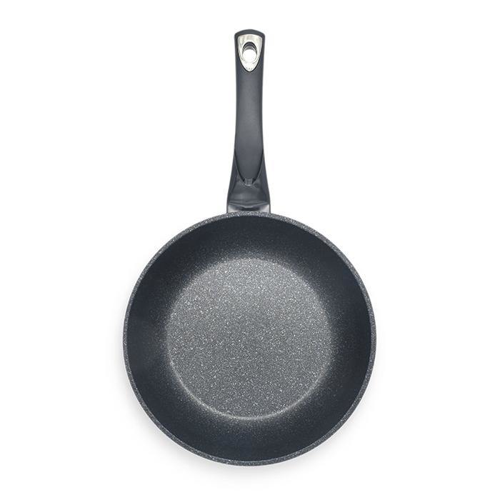 Marble Wok Non-Stick Cooking Frying Pan Pot 5 Layer Marble Wok Cookware