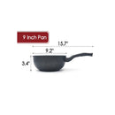 Marble Wok Non-Stick Cooking Frying Pan Pot 5 Layer Marble Wok Cookware