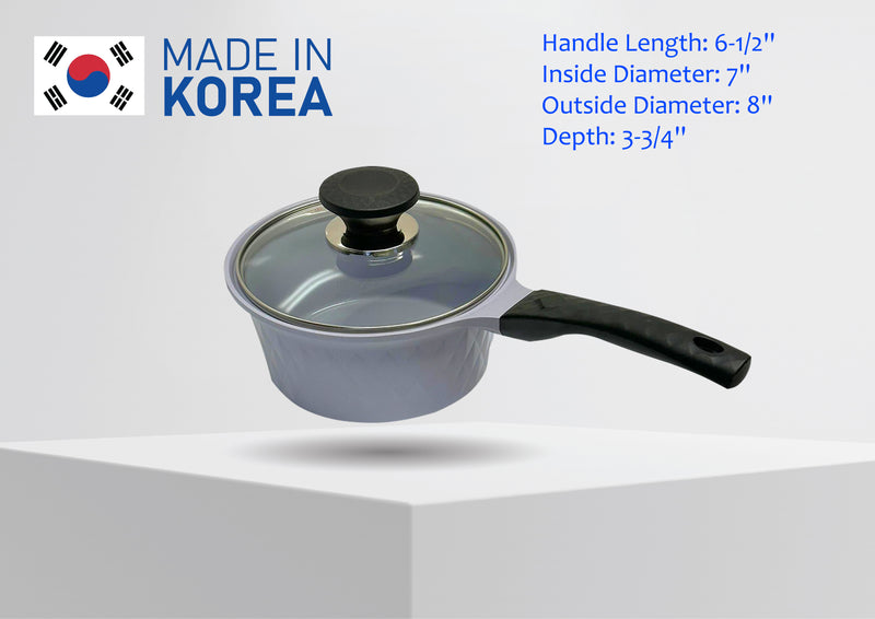 Ceramic Sauce Pot Stockpot Nonstick Ceramic Interior Exterior Cooking Pot