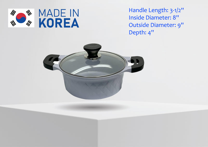 Ceramic Sauce Pot Stockpot Nonstick Ceramic Interior Exterior Cooking Pot