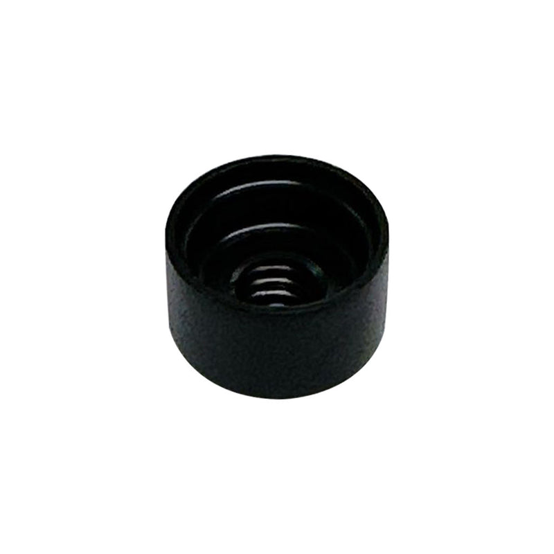 UNC 1/4" - 20 Black Oxide Stainless Steel Round Cap For Jam Nut Cable Rail Rope