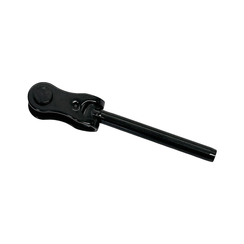 10 Pc 3/16" Black Oxide 316 S.Steel Hand Swage Toggle Jaw For 3/16" Cable Rail