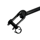 10 Pc 3/16" Black Oxide 316 S.Steel Hand Swage Toggle Jaw For 3/16" Cable Rail