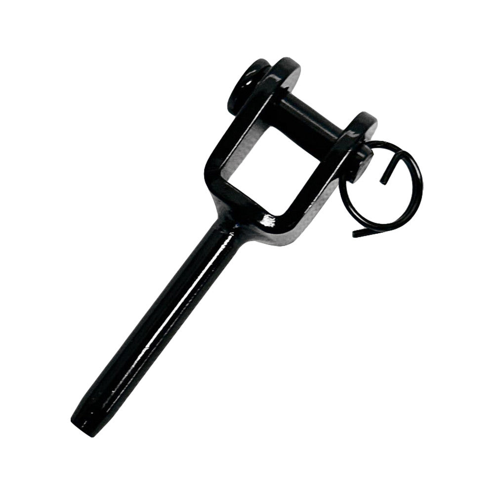 Black Oxide T316 Stainless Steel Hand Swage Jaw Stud For 1/8" Cable Rail Wire