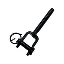 Black Oxide T316 Stainless Steel Hand Swage Jaw Stud For 1/8" Cable Rail Wire