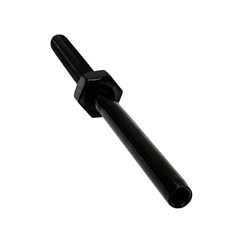 Black Oxide T316 SS Hand Swage Wrench Flat Stud 1/4"-20 Thread For 1/8" Cable