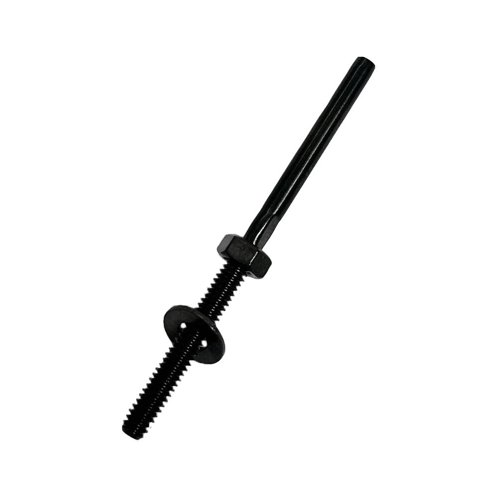 10 Pc Black T316 SS Hand Swage Wrench Flat Stud 1/4"-20 Thread For 1/8" Cable