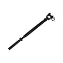 3/16" Cable Black Oxide 316 Stainless Steel Hand Swage Jaw Life Line Stud Pipe Body Turnbuckle Cable Rail