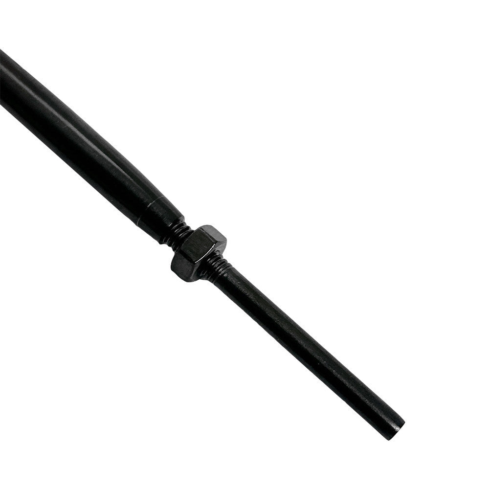 3/16" Black Oxide T316 Stainless Steel Hand Swage Drop Pin Lifeline Stud Body Turnbuckle Cable Rail