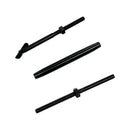 3/16" Black Oxide T316 Stainless Steel Hand Swage Drop Pin Lifeline Stud Body Turnbuckle Cable Rail