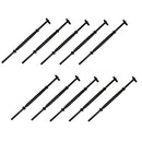 10 Pc 3/16" Black Oxide T316 Stainless Steel Hand Swage Drop Pin Lifeline Stud Turnbuckle Cable Rail