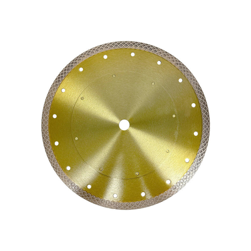 10" Tile Granite Diamond Blade Dry Wet Cut Mesh Rim Cutting Blade Saw 5/8" Arbor
