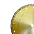 10" Tile Granite Diamond Blade Dry Wet Cut Mesh Rim Cutting Blade Saw 5/8" Arbor