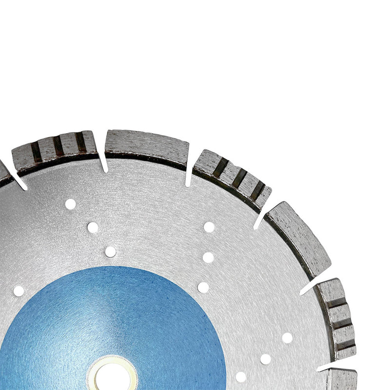 9'' Metallic Blue All Cut Pro Saw Cutting Blade DM 7/8''-5/8'' Arbor 10mm Rim