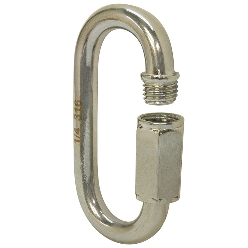 5/16" Marine Stainless Steel Quick Link Shackle Boat WLL 1,760 LBS