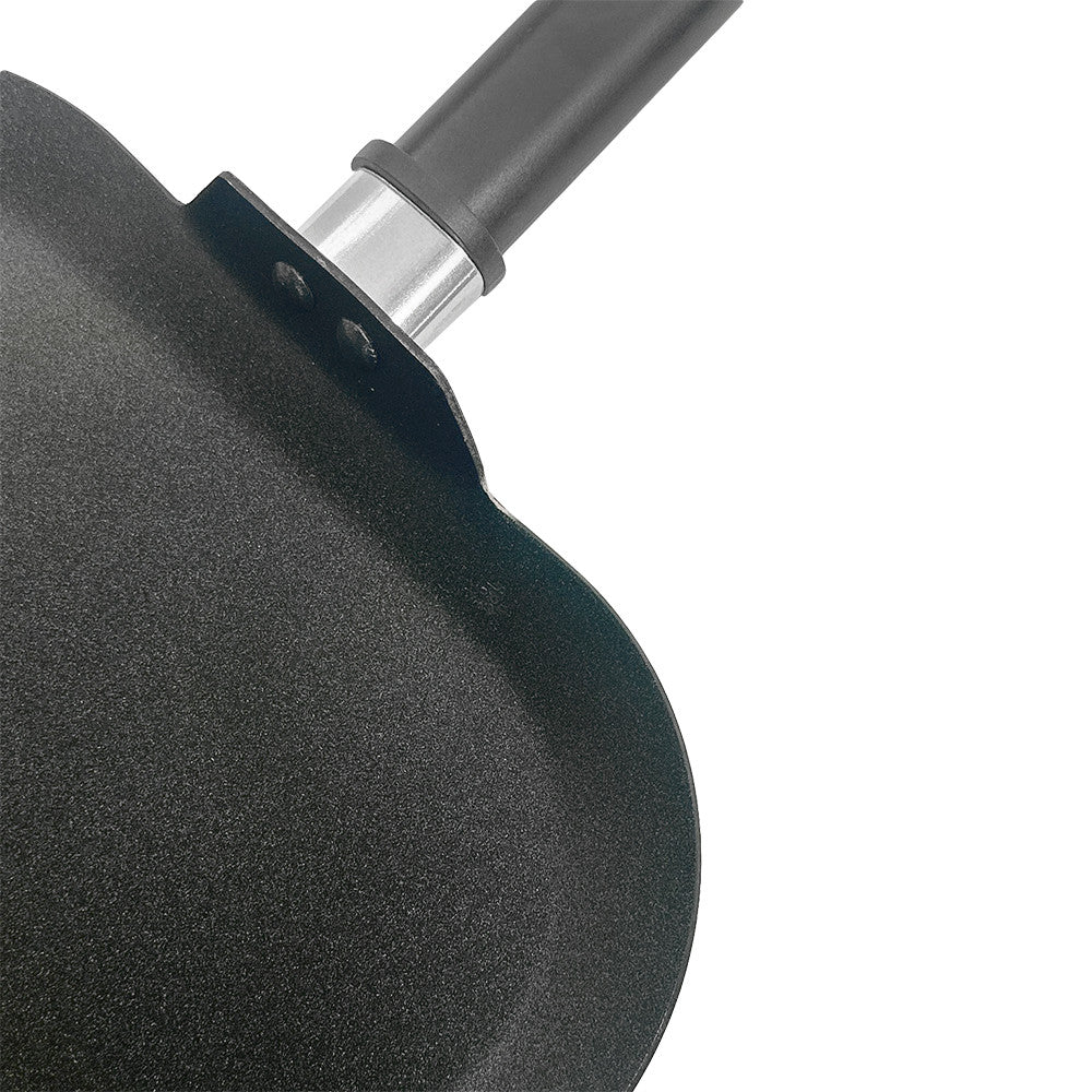 Grid Bottom Frying Pan 11