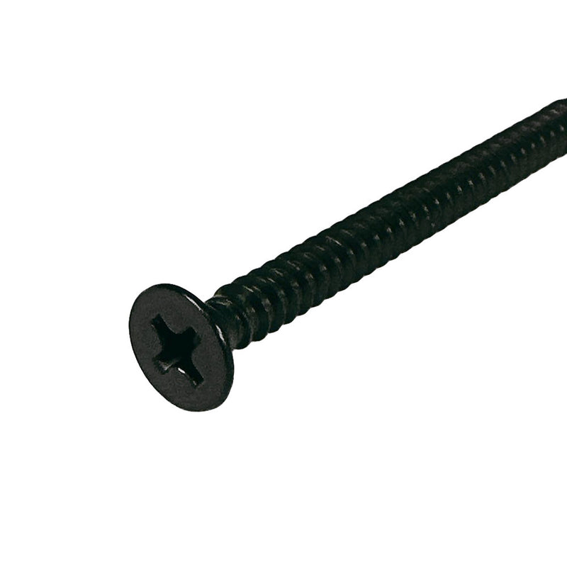10Pc 1/4" x 2" Wood Screw Stainless Steel T316 Black Oxide Wood Screw Nail Screw