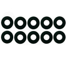 10 Pc T316 Stainless Steel 1/4'' ID Flat Washer Black Oxide Flat Washer