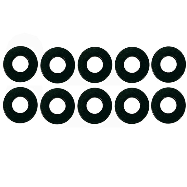 10 Pc T316 Stainless Steel 1/4'' ID Flat Washer Black Oxide Flat Washer