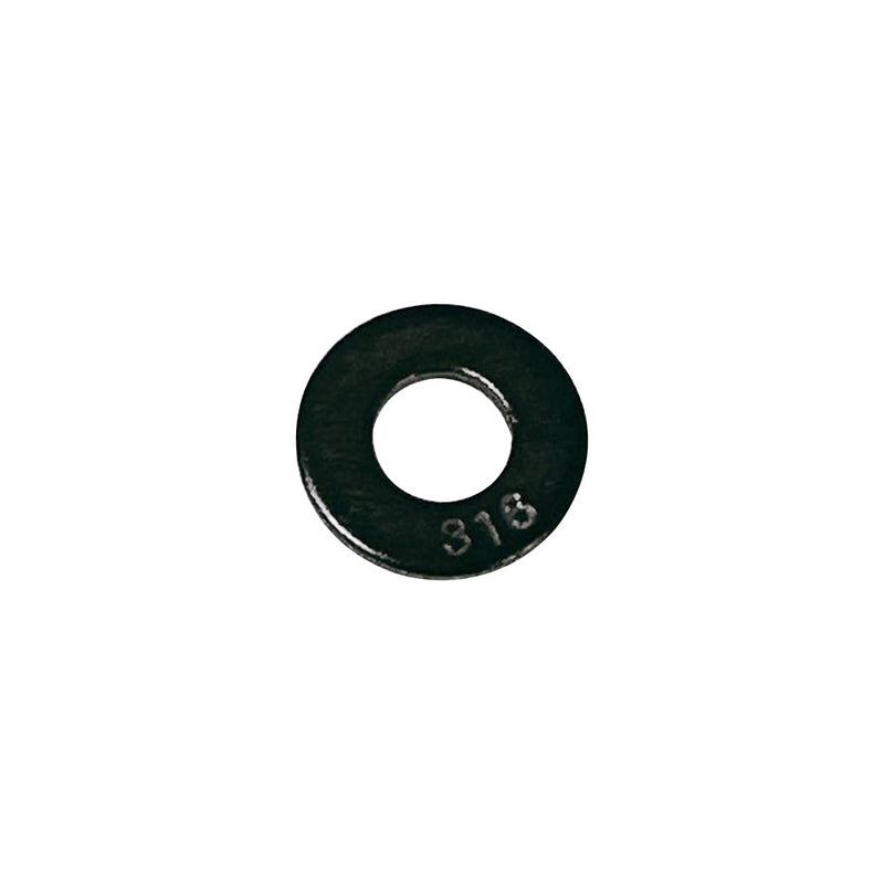 T316 Stainless Steel 1/4" ID Flat Washer Black Oxide Flat Washer Nuts Bolts