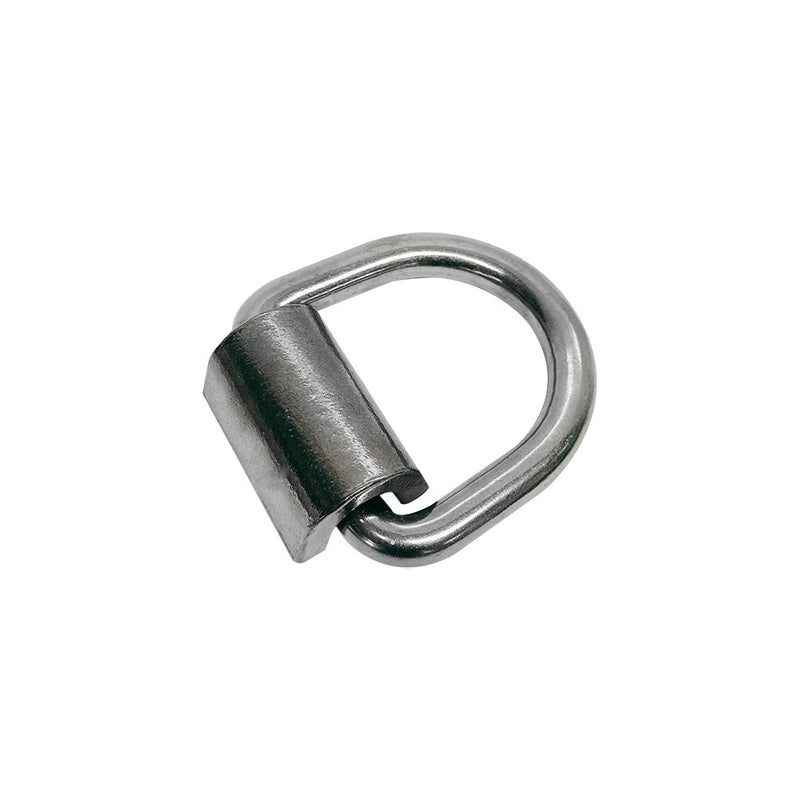 Stainless Steel T316 3/4" Weld-On Lashing Ring D-Ring Marine Boat Anchor Ring