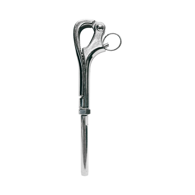 Marine Stainless Steel T316 4" Pelican Hook For 3/16" Cable Wire Boat Shackle