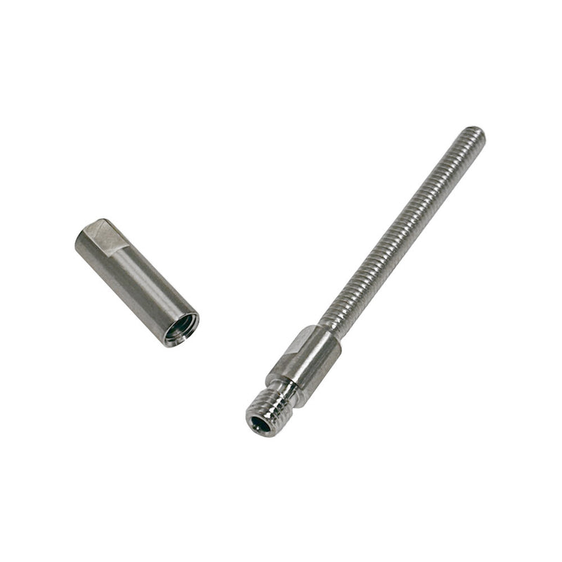 10 Pc Marine Stainless Steel Swageless Stud 1/4" Full Thread For 3/16" Cable