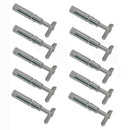 10 Pc Marine Stainless Steel T316 Swageless Drop Pin For 1/8" Cable Wire Boat