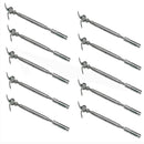10 Pc Marine Boat SS T316 Swageless & Deck Toggle Turnbuckle For 1/8" Cable Wire