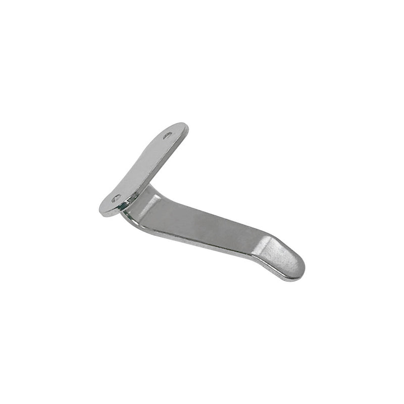 Marine Boat Stainless Steel T316 1-1/2"H Side Mount Flat Hook SS Single Hook