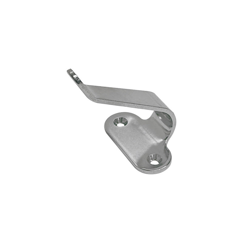 Marine Boat Stainless Steel T316 2"H Side Mount Flat Hook SS Single Hook