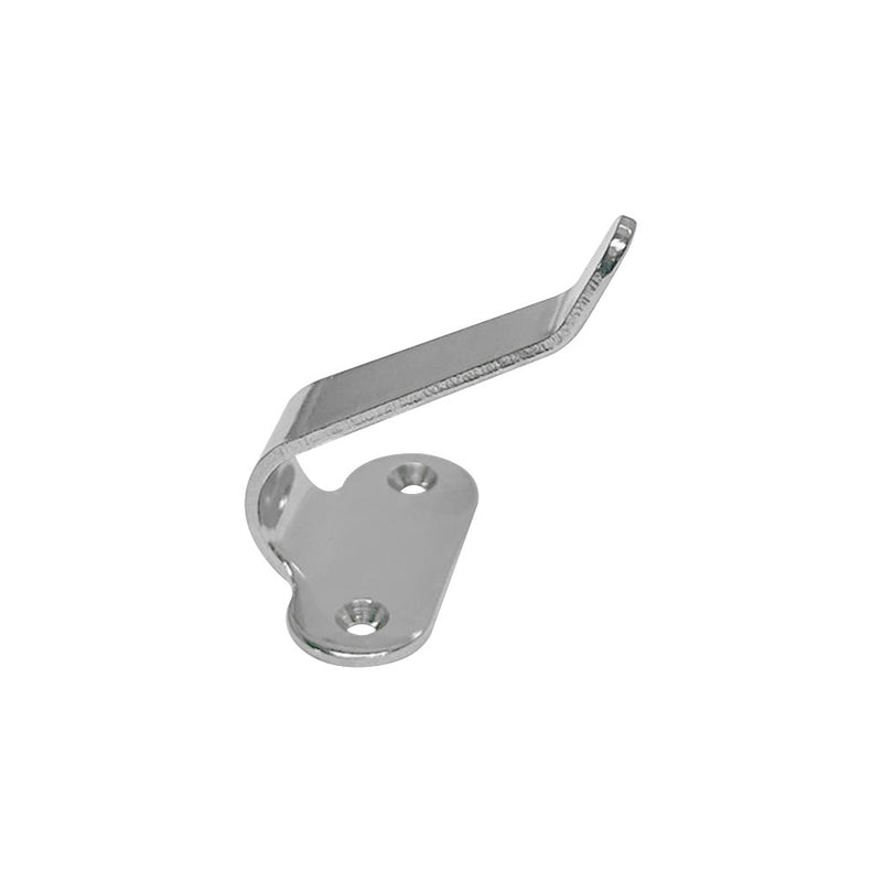 Marine Boat Stainless Steel T316 2"H Side Mount Flat Hook SS Single Hook