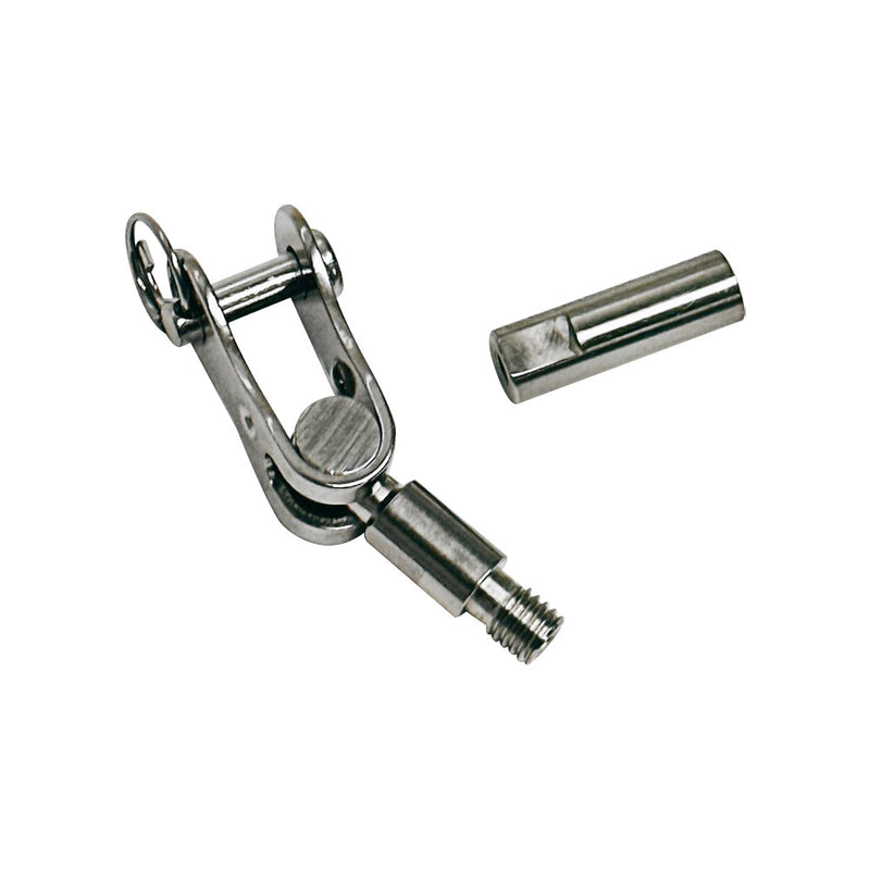 Marine Boat Stainless Steel Swageless Toggle For 1/8" Cable Wire Railing Jaw